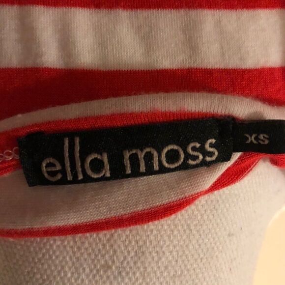 Ella Moss Red & White Striped Tank Top - Picture 6 of 6